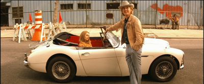 Still from The Royal Tenenbaums (2001) that has been tagged with: exterior & day & convertable & car
