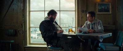 Still from The Secret Life of Walter Mitty (2013) that has been tagged with: two-shot & table & day & drinking & photo