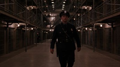 Still from The Shawshank Redemption (1994) that has been tagged with: clean single & interior & night