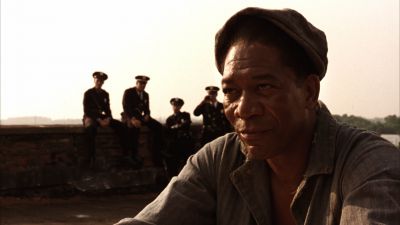 Still from The Shawshank Redemption (1994) that has been tagged with: rooftop