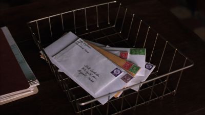Still from The Shawshank Redemption (1994) that has been tagged with: letter & insert & mail