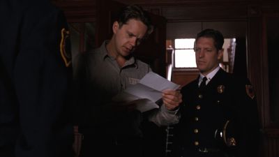 Still from The Shawshank Redemption (1994) that has been tagged with: reading & letter