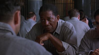 Still from The Shawshank Redemption (1994) that has been tagged with: interior & day & cafeteria
