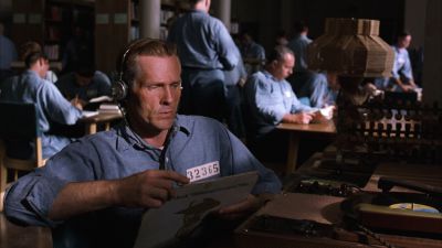Still from The Shawshank Redemption (1994) that has been tagged with: day & interior & record