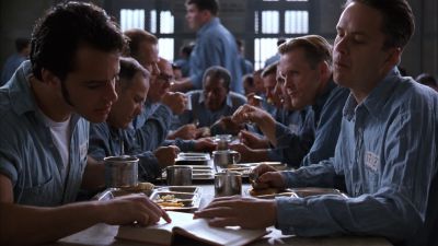 Still from The Shawshank Redemption (1994) that has been tagged with: reading