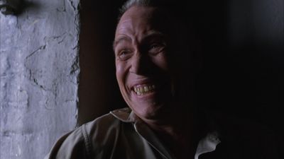 Still from The Shawshank Redemption (1994) that has been tagged with: laughing & close-up