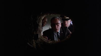 Still from The Shawshank Redemption (1994) that has been tagged with: day & hole