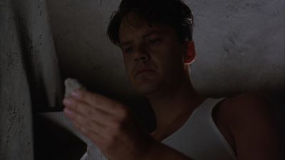 Still from The Shawshank Redemption (1994) that has been tagged with: interior & rocks