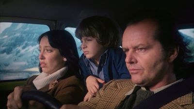 Still from The Shining (1980) that has been tagged with: 000000 & medium shot & car interior & interior