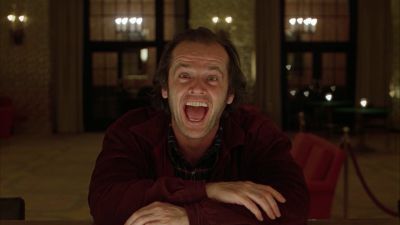 Still from The Shining (1980) that has been tagged with: 933e42 & night & medium shot & clean single