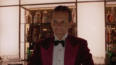 Still from The Shining (1980) that has been tagged with: interior & bartender
