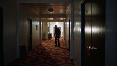 Still from The Shining (1980) that has been tagged with: hallway & hotel