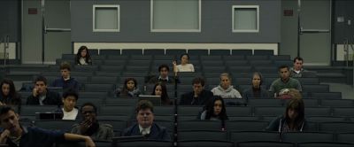 Still from The Social Network (2010) that has been tagged with: class & group-shot
