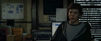 Still from The Social Network (2010) that has been tagged with: clean single & computer