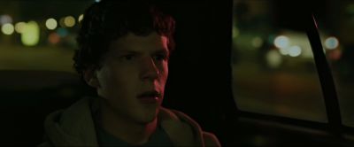 Still from The Social Network (2010) that has been tagged with: 6b8f24 & close-up & interior