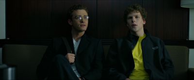 Still from The Social Network (2010) that has been tagged with: b4a541 & medium wide & day