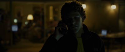 Still from The Social Network (2010) that has been tagged with: clean single & interior & night & medium shot
