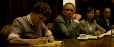 Still from The Social Network (2010) that has been tagged with: interior & conference room