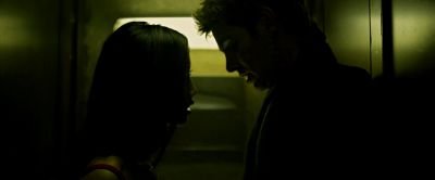 Still from The Social Network (2010) that has been tagged with: hallway & two-shot