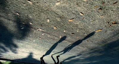 Still from The Tree of Life (2011) that has been tagged with: wide shot & upside down