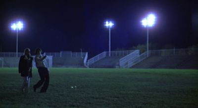 Still from The Virgin Suicides (1999) that has been tagged with: two-shot & stadium lights