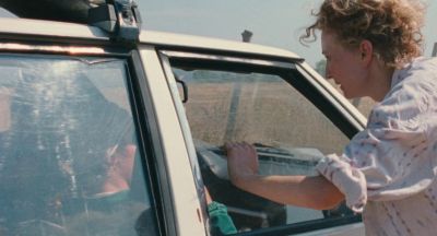 Still from The Wonders (2014) that has been tagged with: field & car