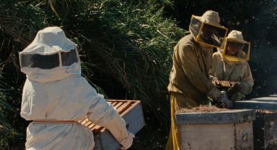 Still from The Wonders (2014) that has been tagged with: over-the-shoulder & bee suit