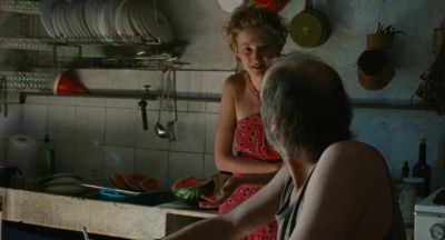 Still from The Wonders (2014) that has been tagged with: kitchen & watermelon & interior