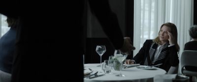 Still from Tár (2022) that has been tagged with: medium wide & restaurant