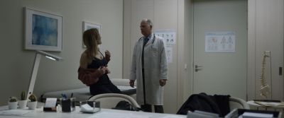 Still from Tár (2022) that has been tagged with: two-shot & hospital room