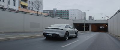 Still from Tár (2022) that has been tagged with: extreme wide & porsche