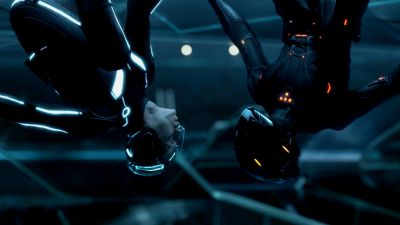 Still from TRON: Legacy (2010) that has been tagged with: e6d00a
