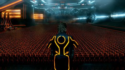 Still from TRON: Legacy (2010) that has been tagged with: 305050 & clones